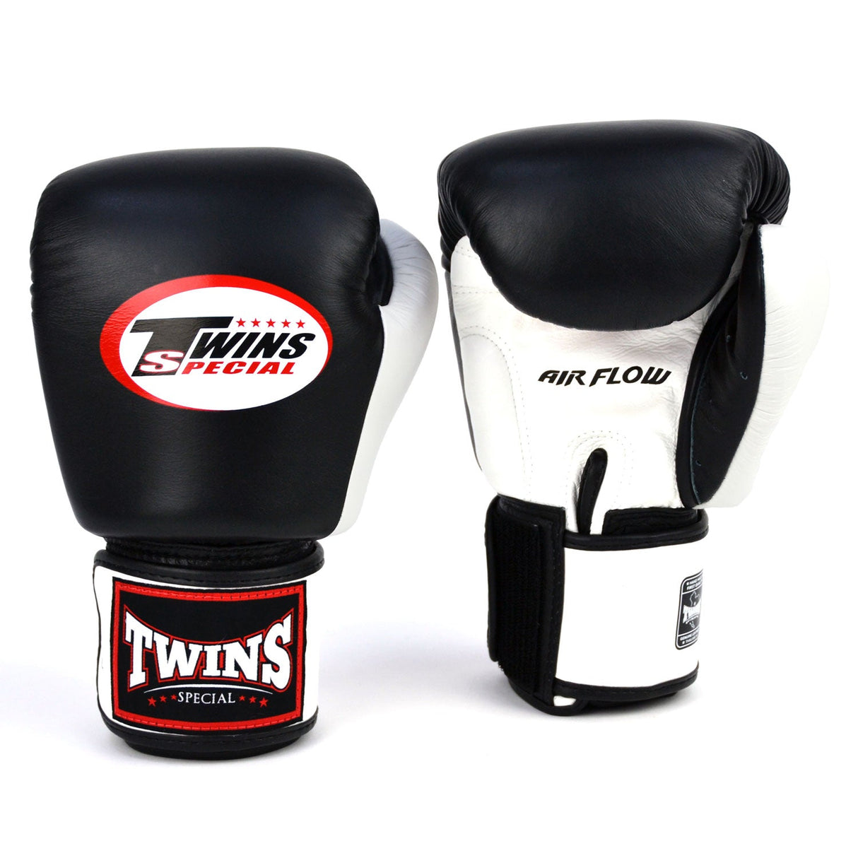 Twins Special BGVLA2-2T Air Flow Boxing Gloves - Black/White/Red