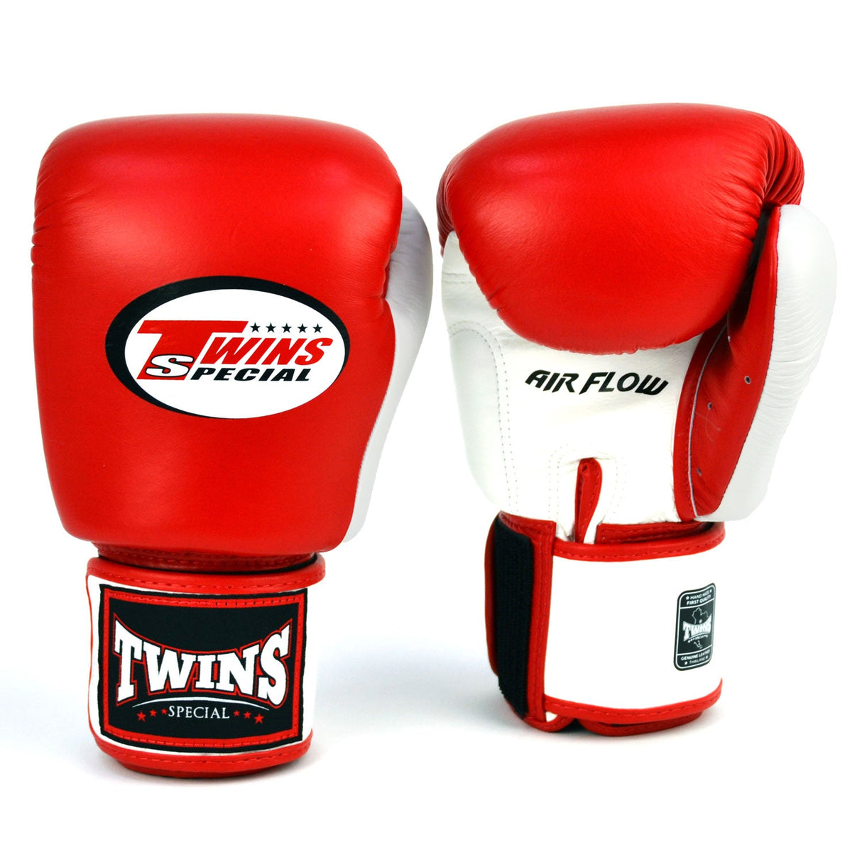 Twins Special BGVLA2-2T Air Flow Boxing Gloves - Red/White/Black