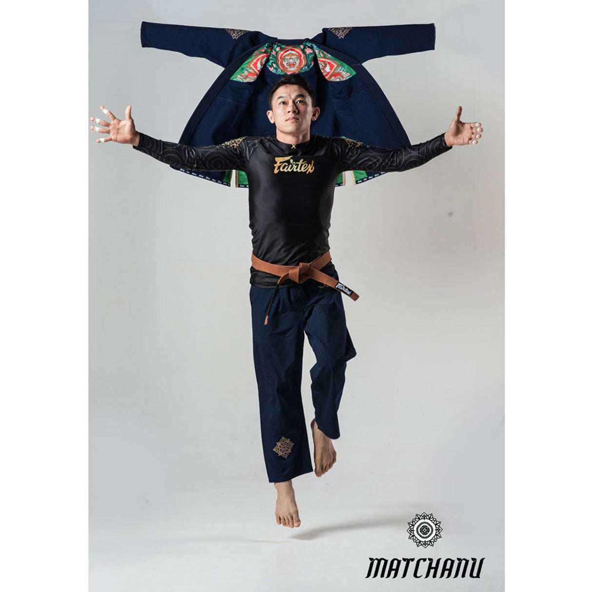Fairtex BJJ2 Matchanu Premium BJJ Gi Navy