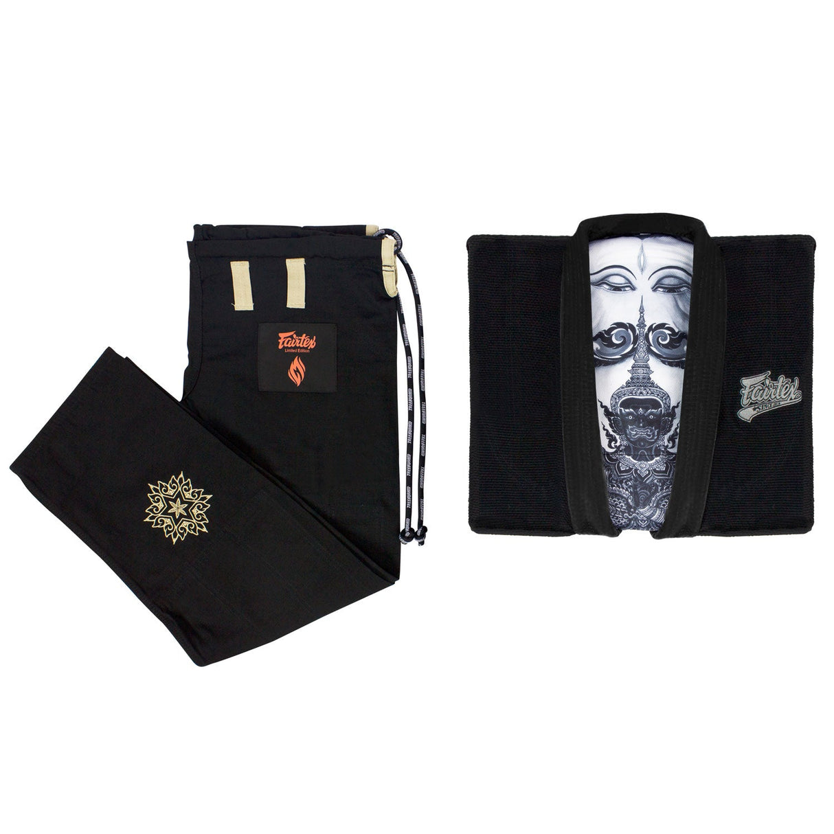 Fairtex BJJ3 Treeburam Premium BJJ Gi Black