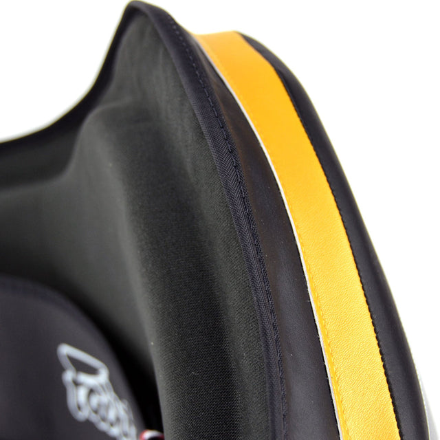 Fairtex BPV3 Microfiber Belly Pad Black/Gold