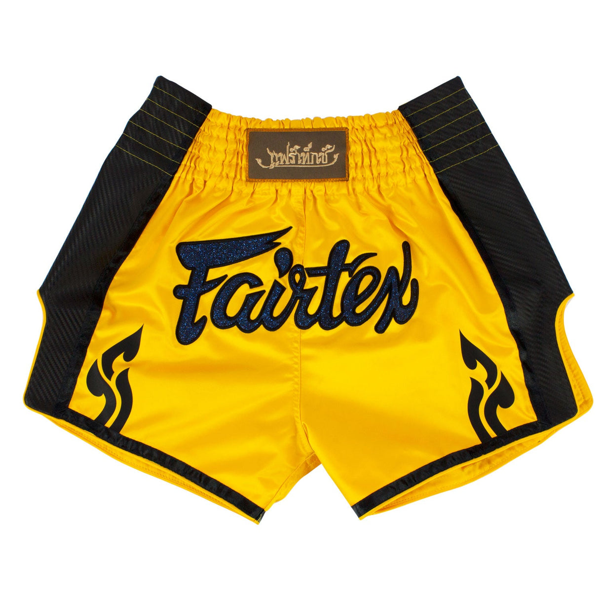 Fairtex BS1701 Slim Cut Muay Thai Shorts Yellow