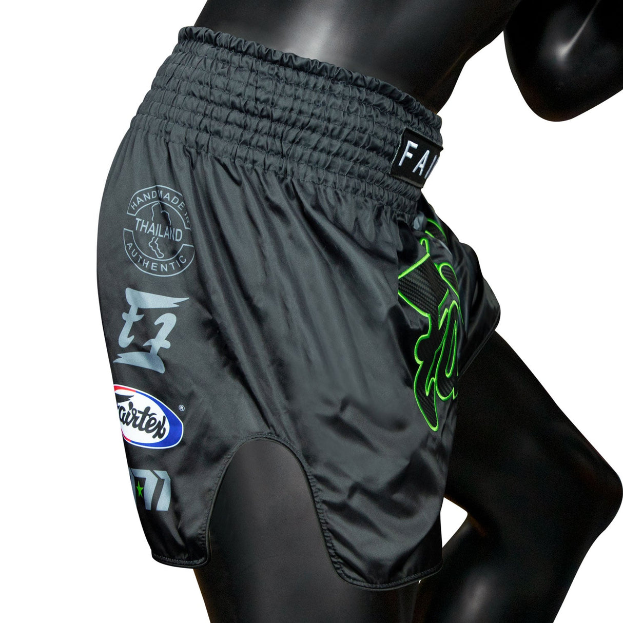 Fairtex BS1924 Racer Muay Thai Shorts Black
