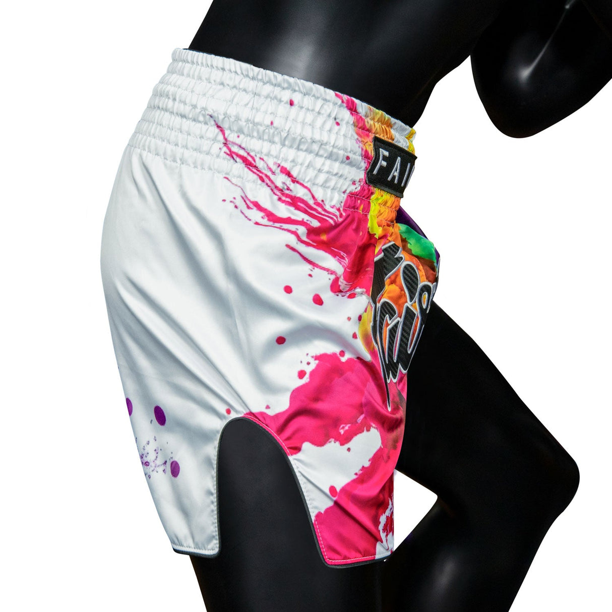 Fairtex BS1939 Funky Soul White Muay Thai Shorts