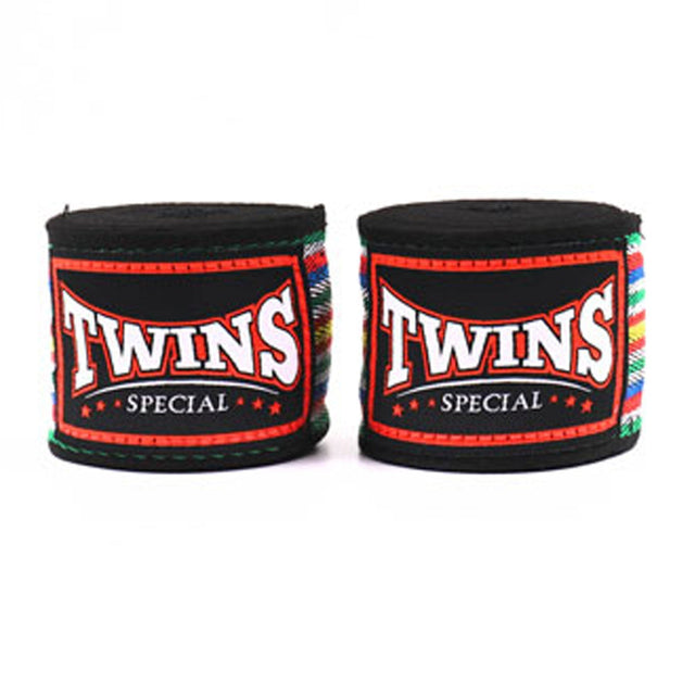 Twins Special CH2 Premium Cotton Hand Wraps Black