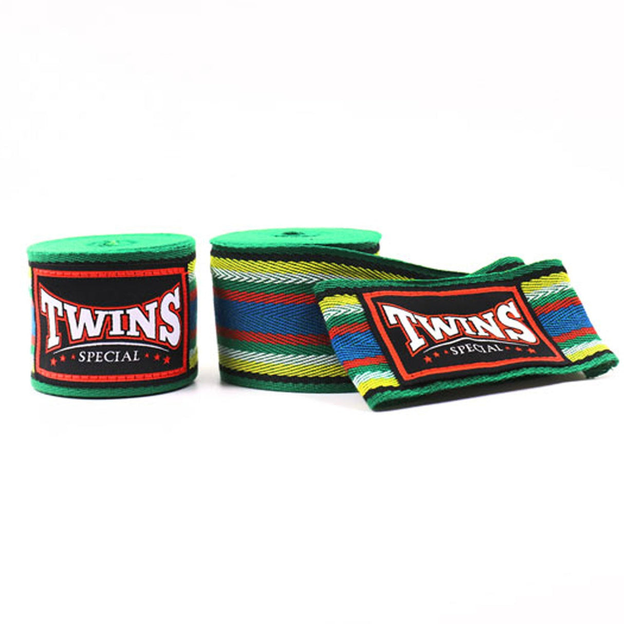Twins Special CH2 Premium Cotton Hand Wraps Green