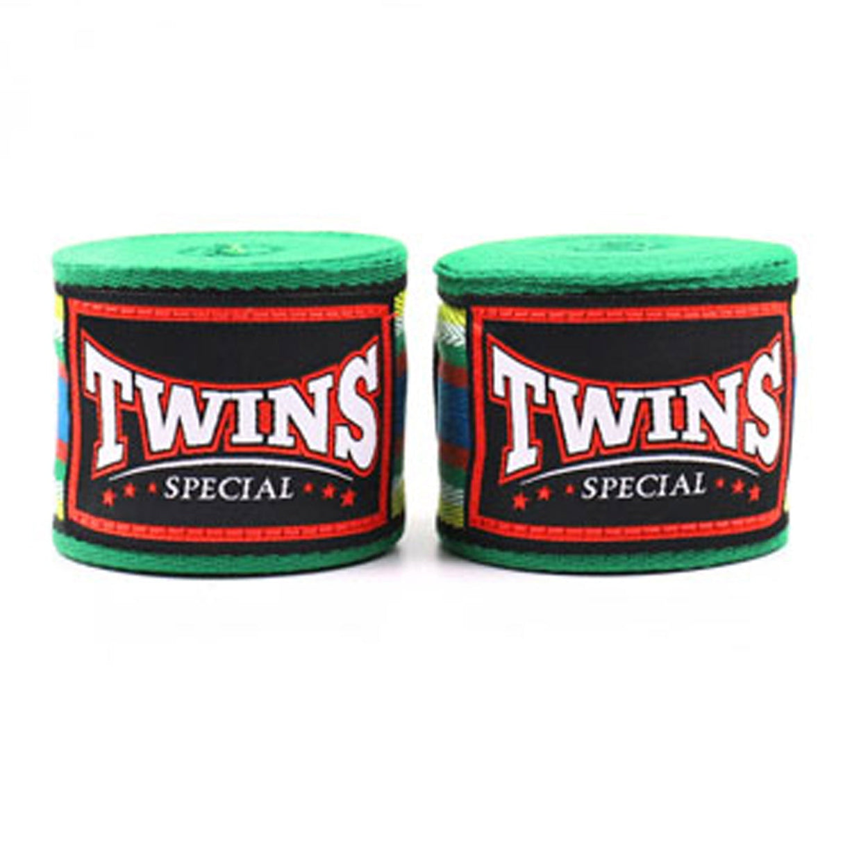 Twins Special CH2 Premium Cotton Hand Wraps Green