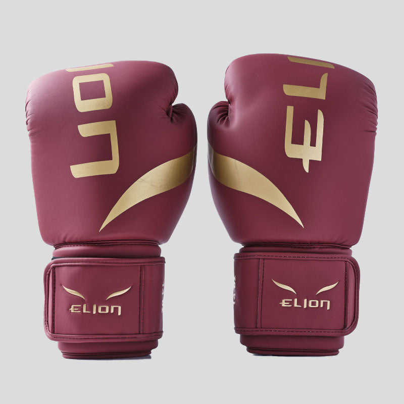 Elion Extravagant Boxing Gloves Burgundy/Gold