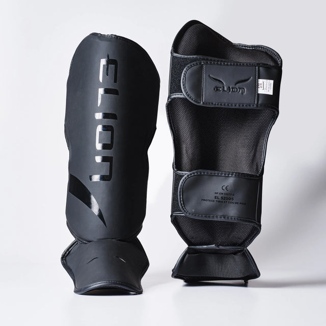 Elion Extravagant Shin Guards Black/Black