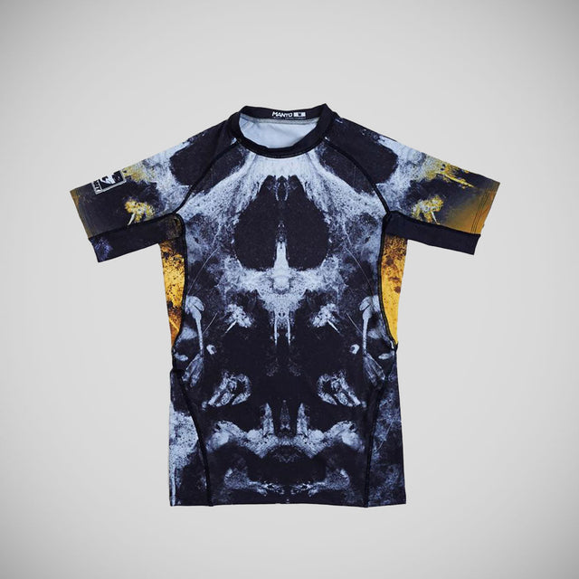 Manto Disobey Short Sleeve Rash Guard Black