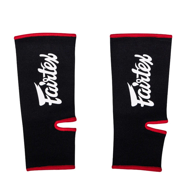Fairtex AS3 Ankle Supports (Sized) - Black-Red