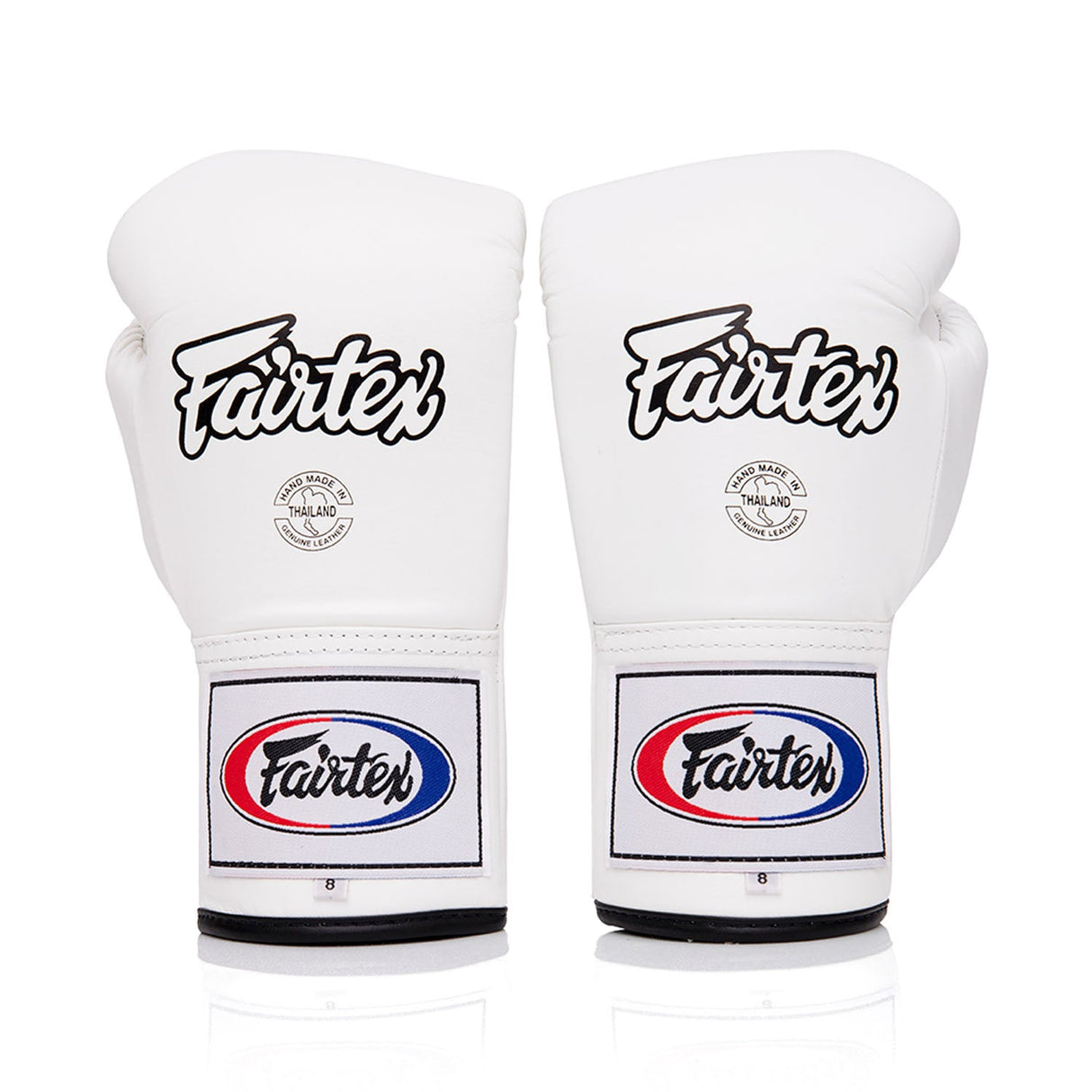 Fairtex BGL6 Lace-Up Competition Boxing Gloves White