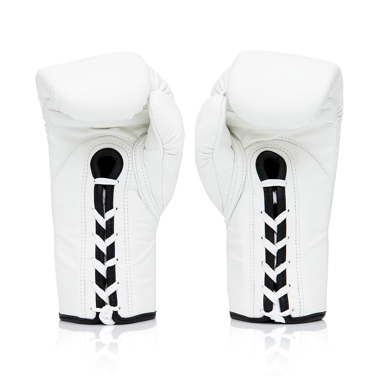 Fairtex BGL6 Lace-Up Competition Boxing Gloves White