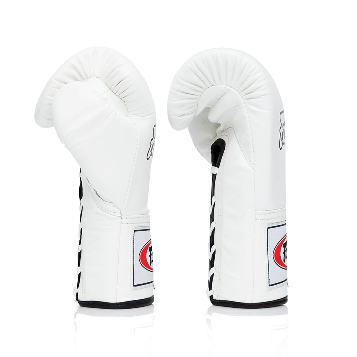 Fairtex BGL6 Lace-Up Competition Boxing Gloves White