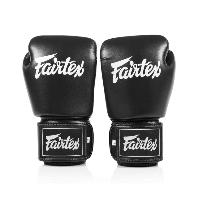 Fairtex BGV1C-PLUS Microfibre Boxing Gloves Black
