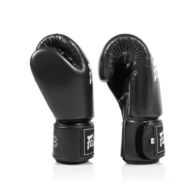 Fairtex BGV1C-PLUS Microfibre Boxing Gloves Black