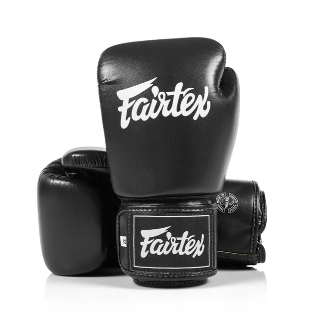 Fairtex BGV1C-PLUS Microfibre Boxing Gloves Black