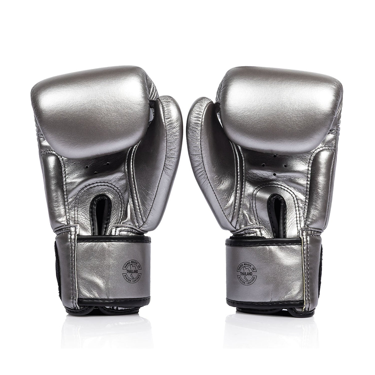 Fairtex BGV1C-PLUS Microfibre Boxing Gloves Gun Metallic