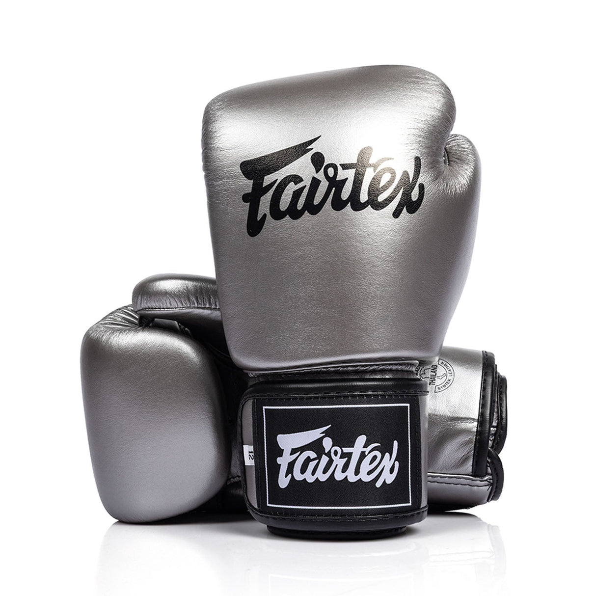 Fairtex BGV1C-PLUS Microfibre Boxing Gloves Gun Metallic