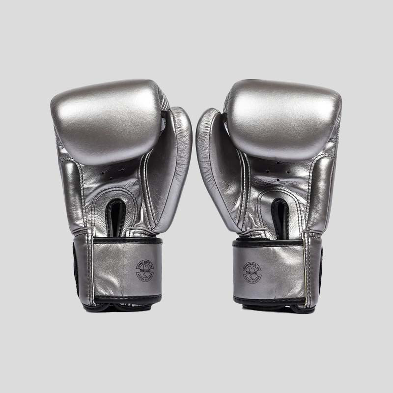 Fairtex BGV1C-PLUS Microfibre Boxing Gloves Gun Metallic