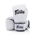 Fairtex BGV1C-PLUS Microfibre Boxing Gloves White