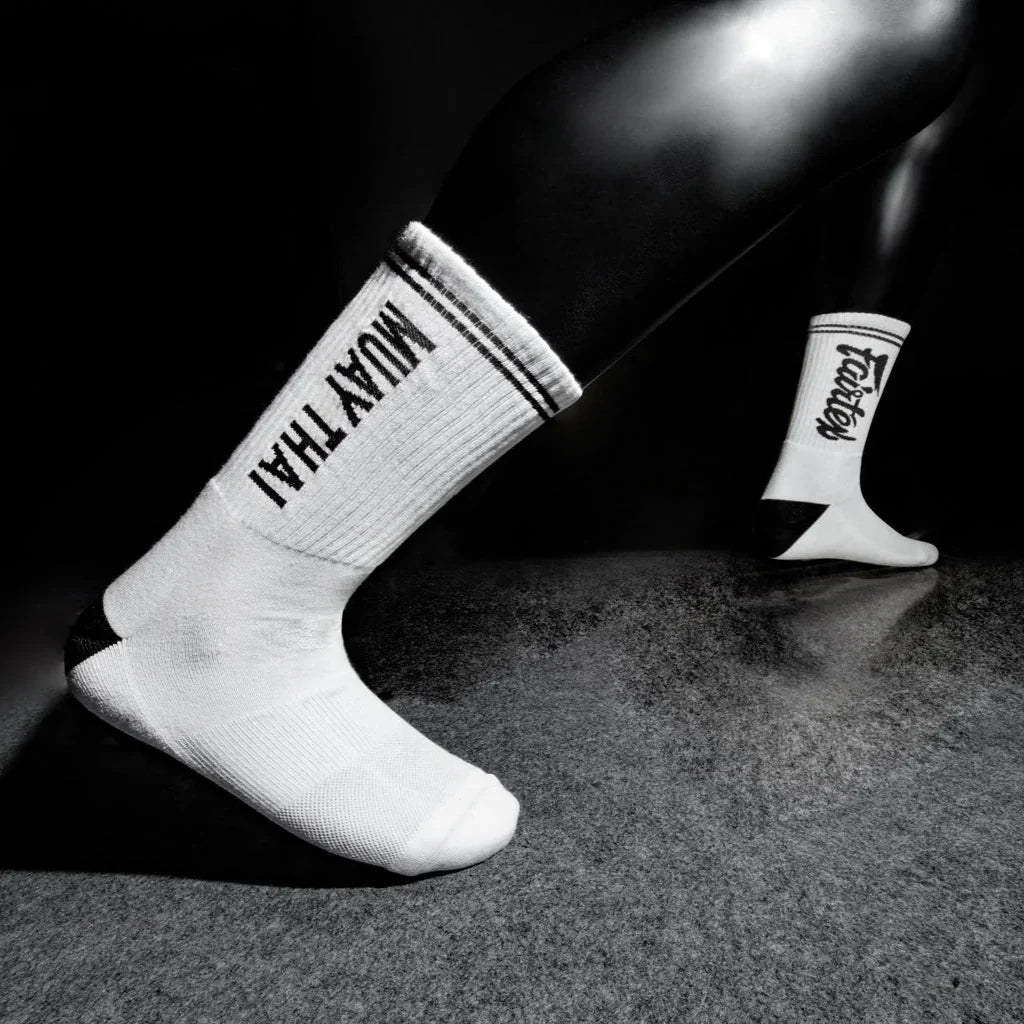 Fairtex Sports Socks White/Black