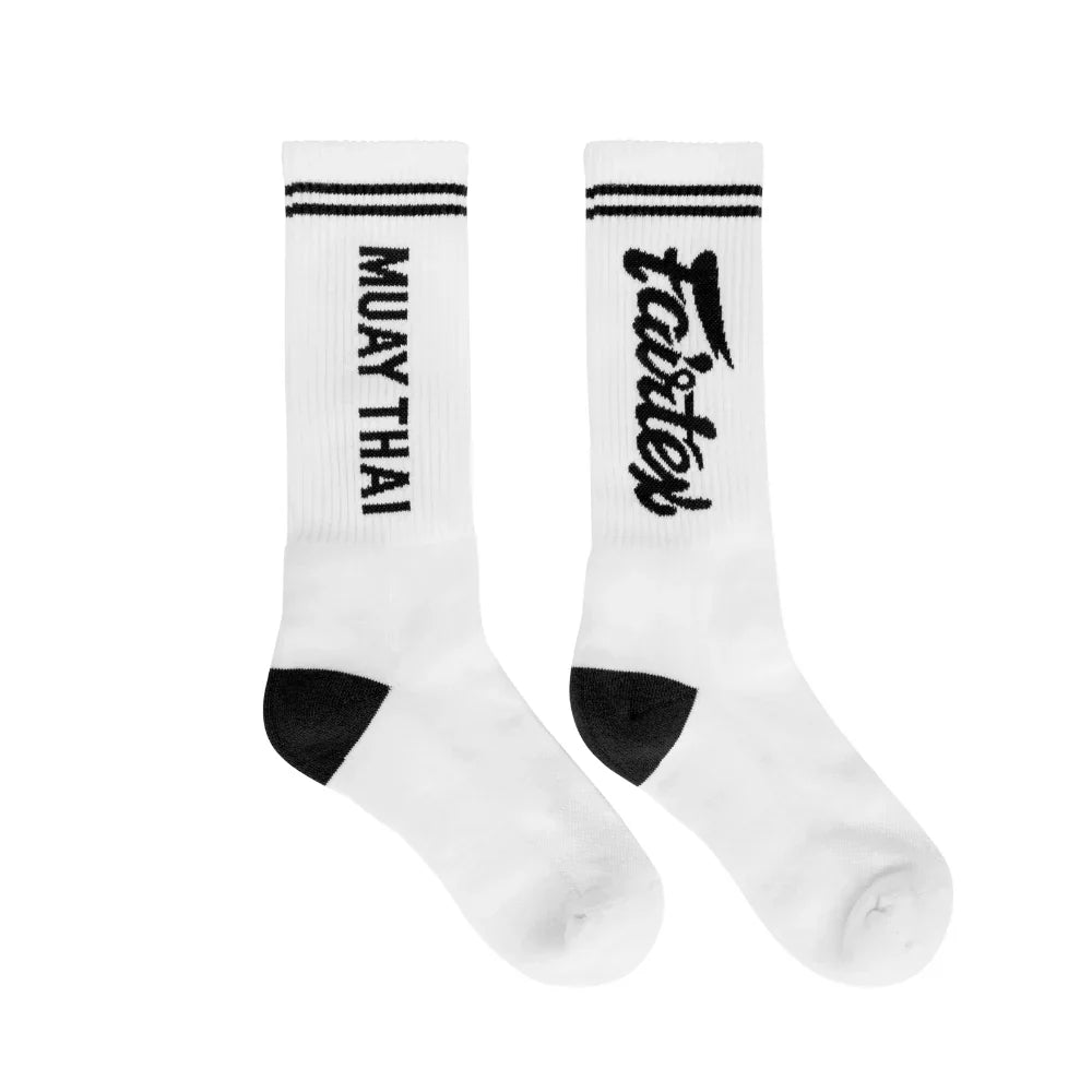 Fairtex Sports Socks White/Black