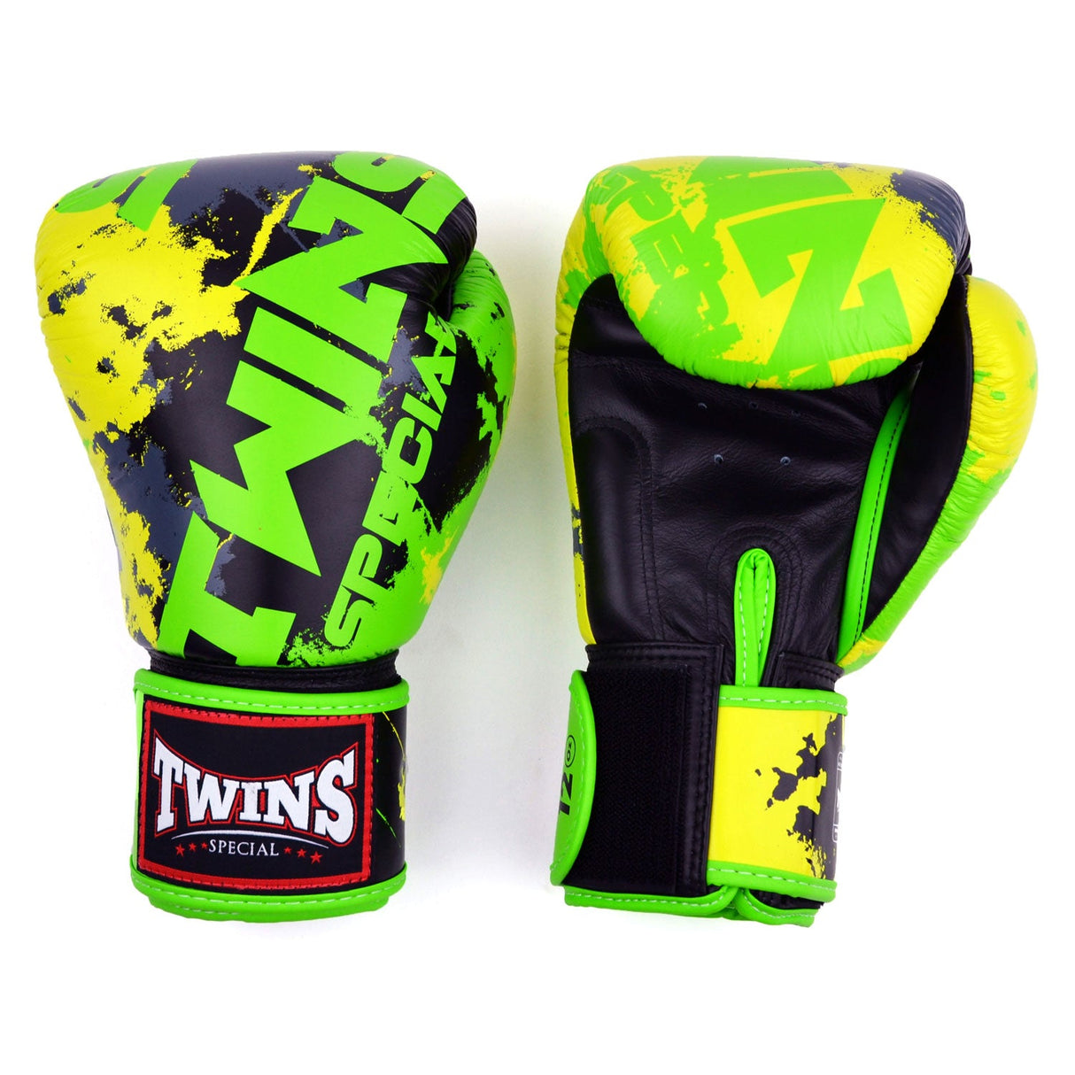 Twins Special FBGVL4 Fancy Boxing Gloves Candy Black-Green