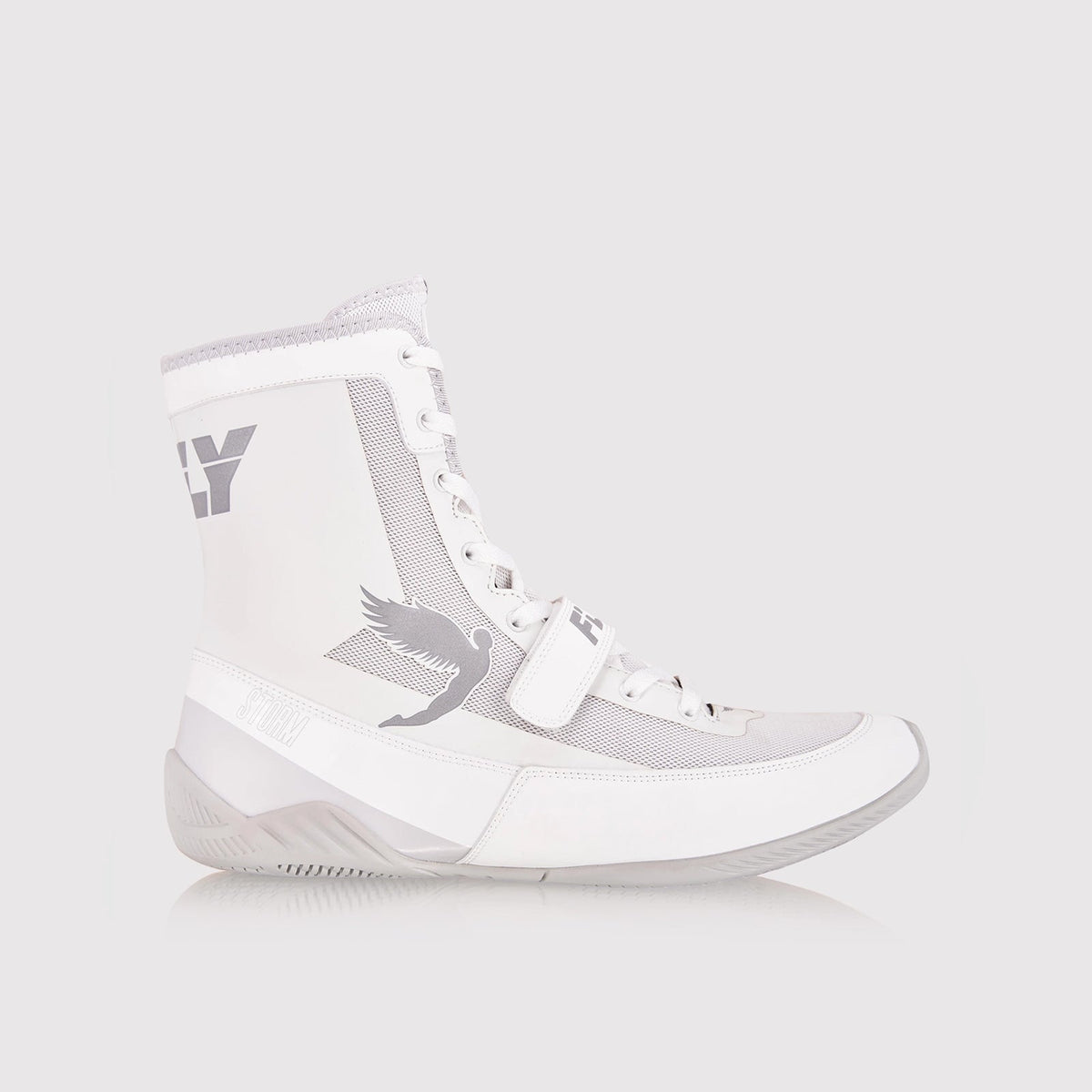 Fly Kids Storm Boxing Boots White