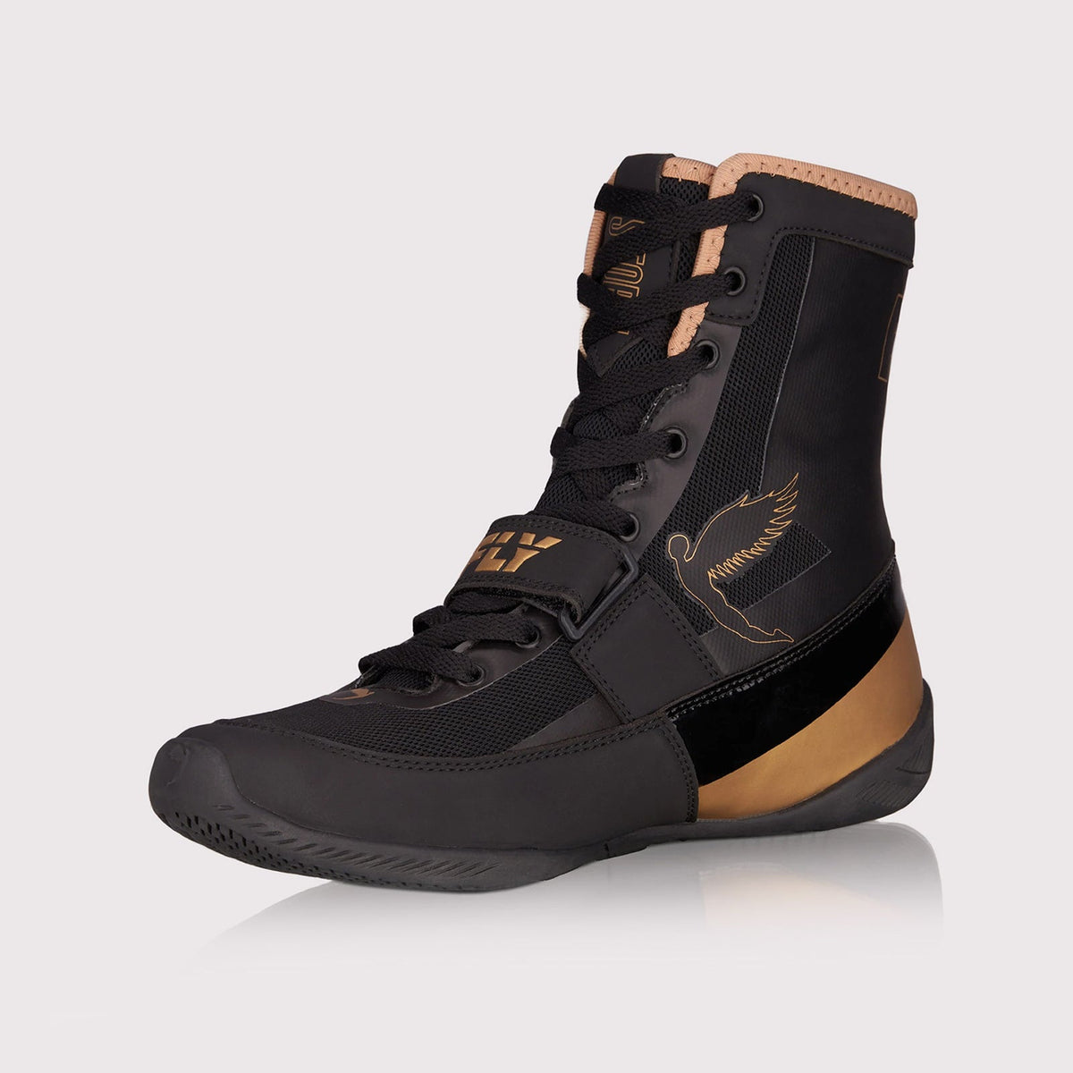 Fly Storm Boxing Boots Black/Gold