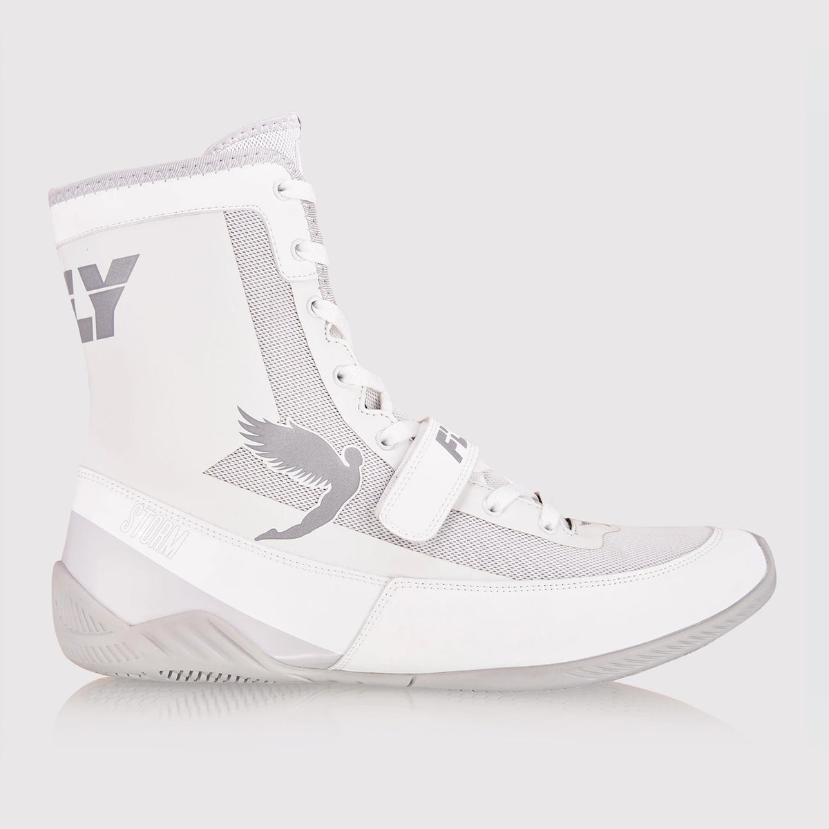 Fly Storm Boxing Boots White
