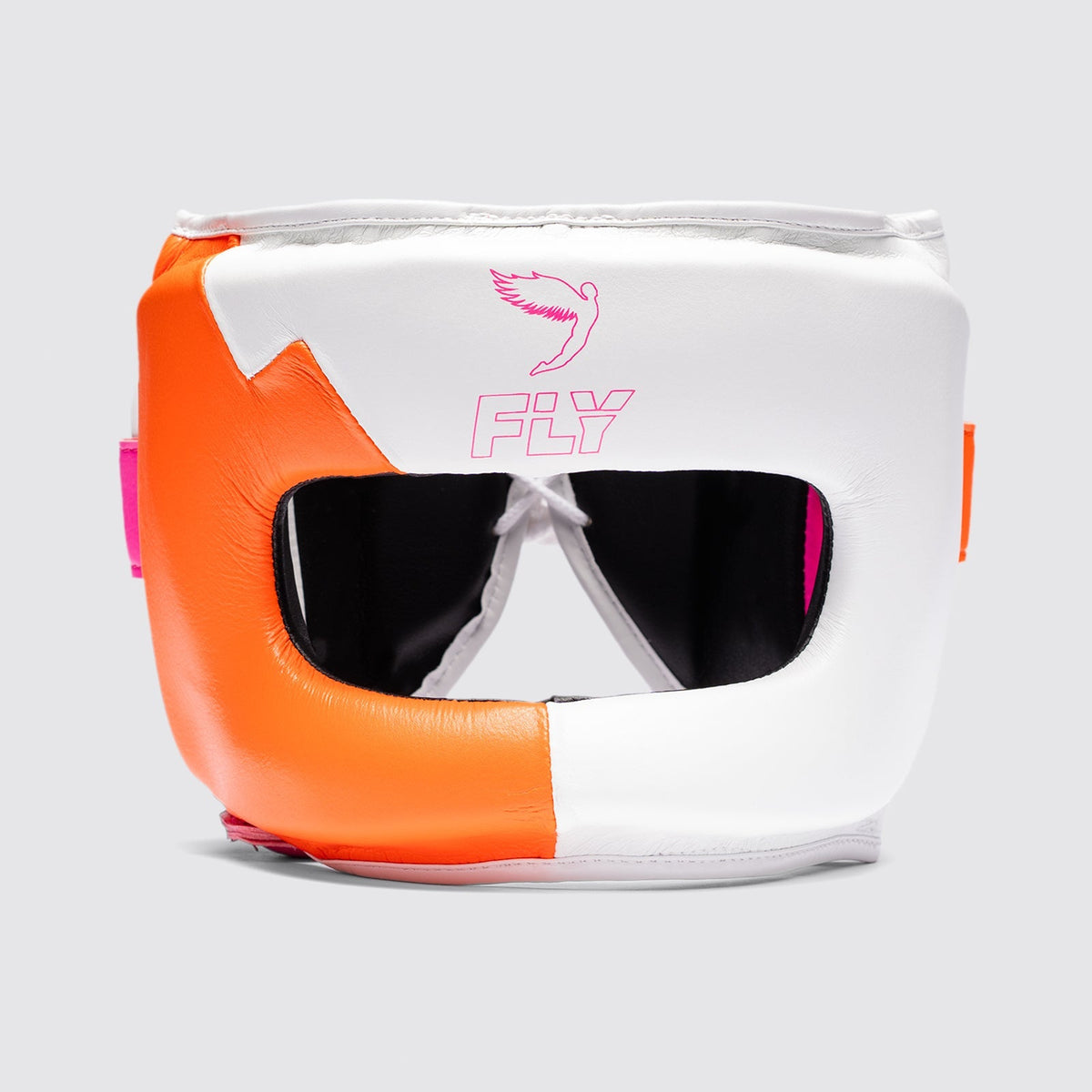Fly Superbar X Headguard Knockout Pink/Orange