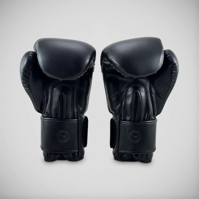 Fumetsu FMT1 Thai Boxing Gloves Black - design close-up