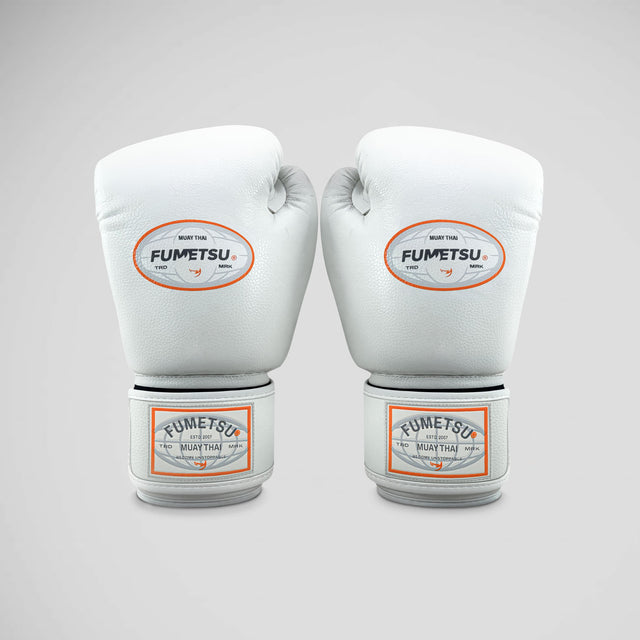 Fumetsu FMT1 Thai Boxing Gloves White - front view