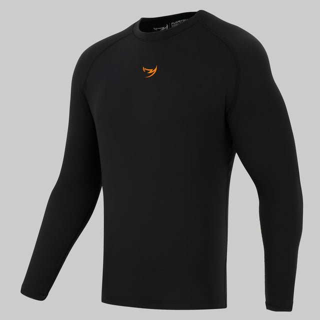 Fumetsu Origins Long Sleeve Rash Guard Black/Orange
