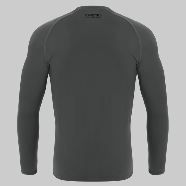 Fumetsu Origins Long Sleeve Rash Guard Grey