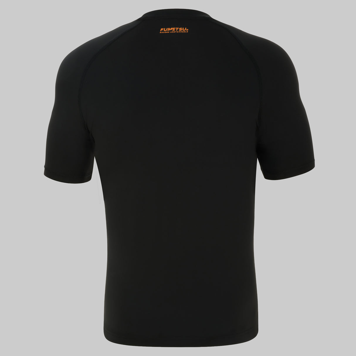 Fumetsu Origins Short Sleeve Rash Guard Black/Orange