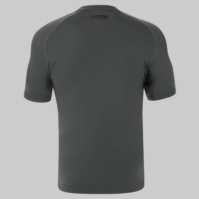 Fumetsu Origins Short Sleeve Rash Guard Grey