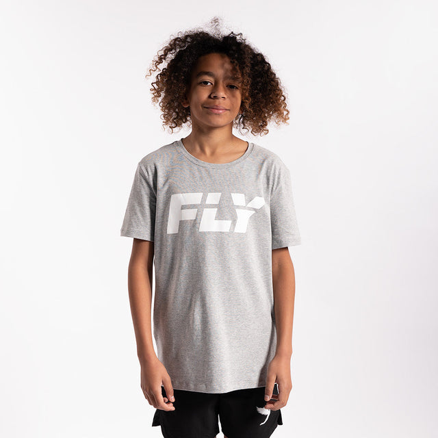 Fly Kids Big Logo Tee Grey