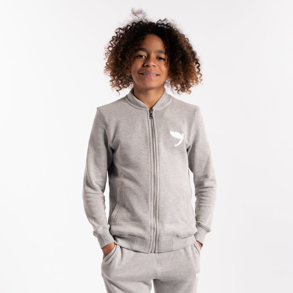 Fly Kids Tracksuit Jacket Grey