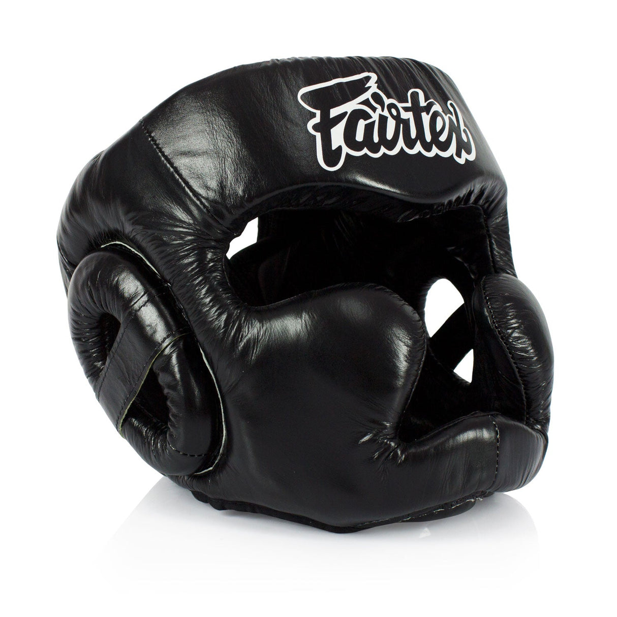 Fairtex HG13 Diagonal Vision Sparring Headguard Black