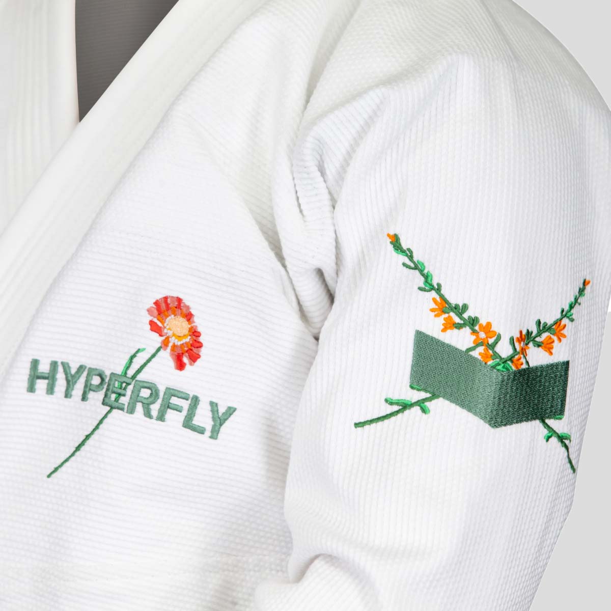 Hyperfly Flora BJJ Gi White