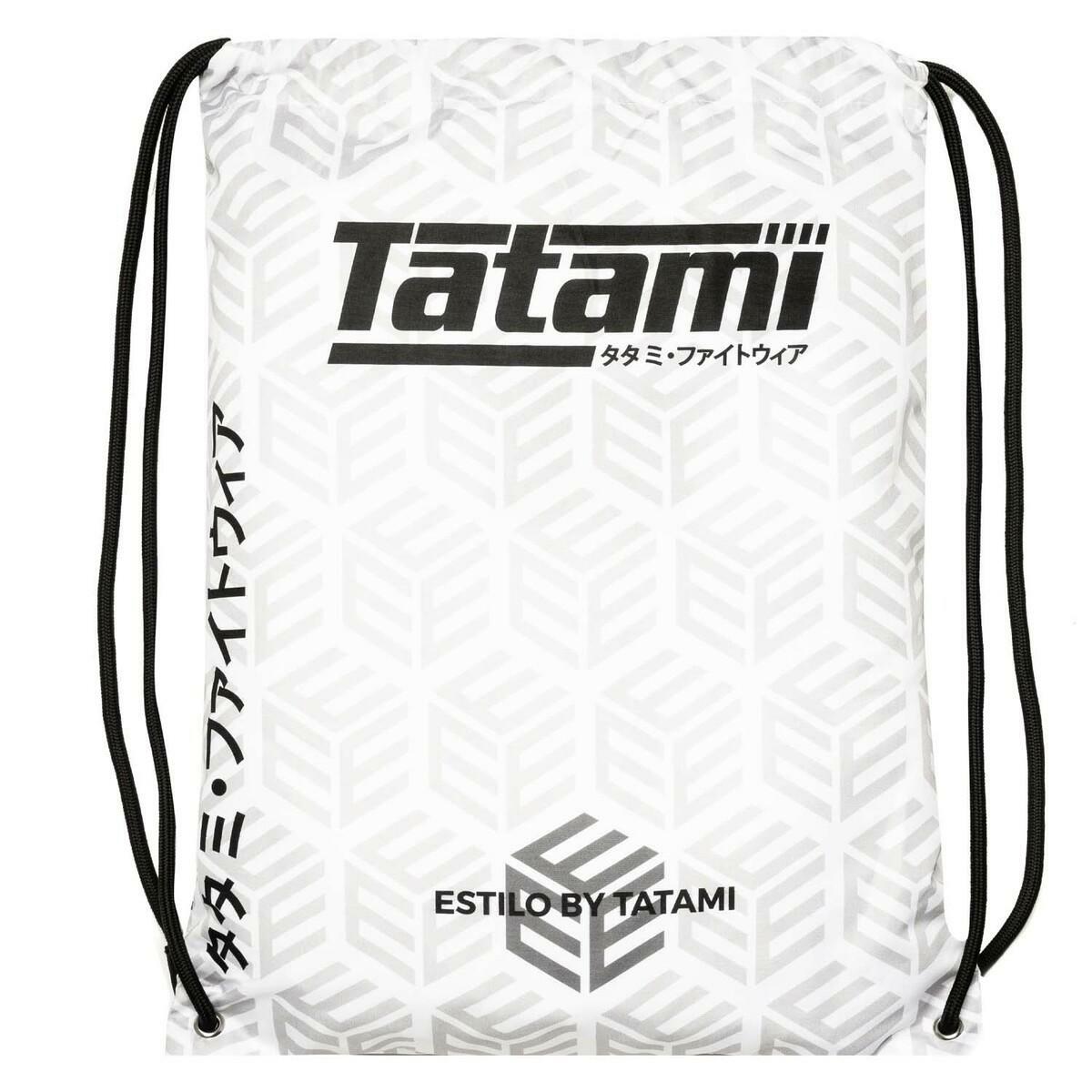 Weiß auf weißer Tatami Fightwear Estilo Black Label Mens Bjj Gi