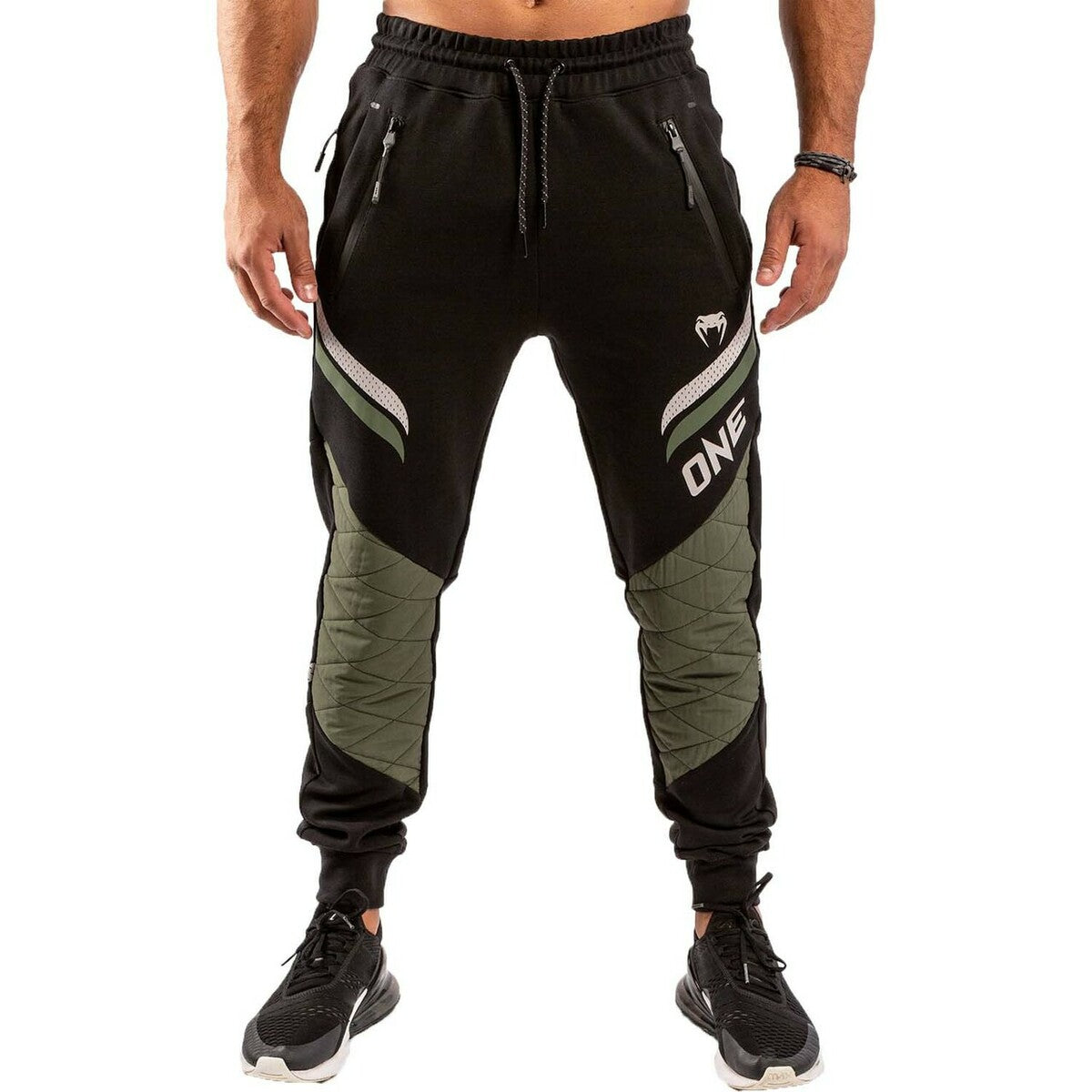 Schwarz/Khaki Venum Ein FC Impact Joggers