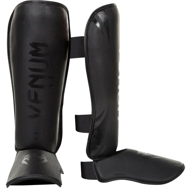 Venum Challenger Shin Guards Matte Black