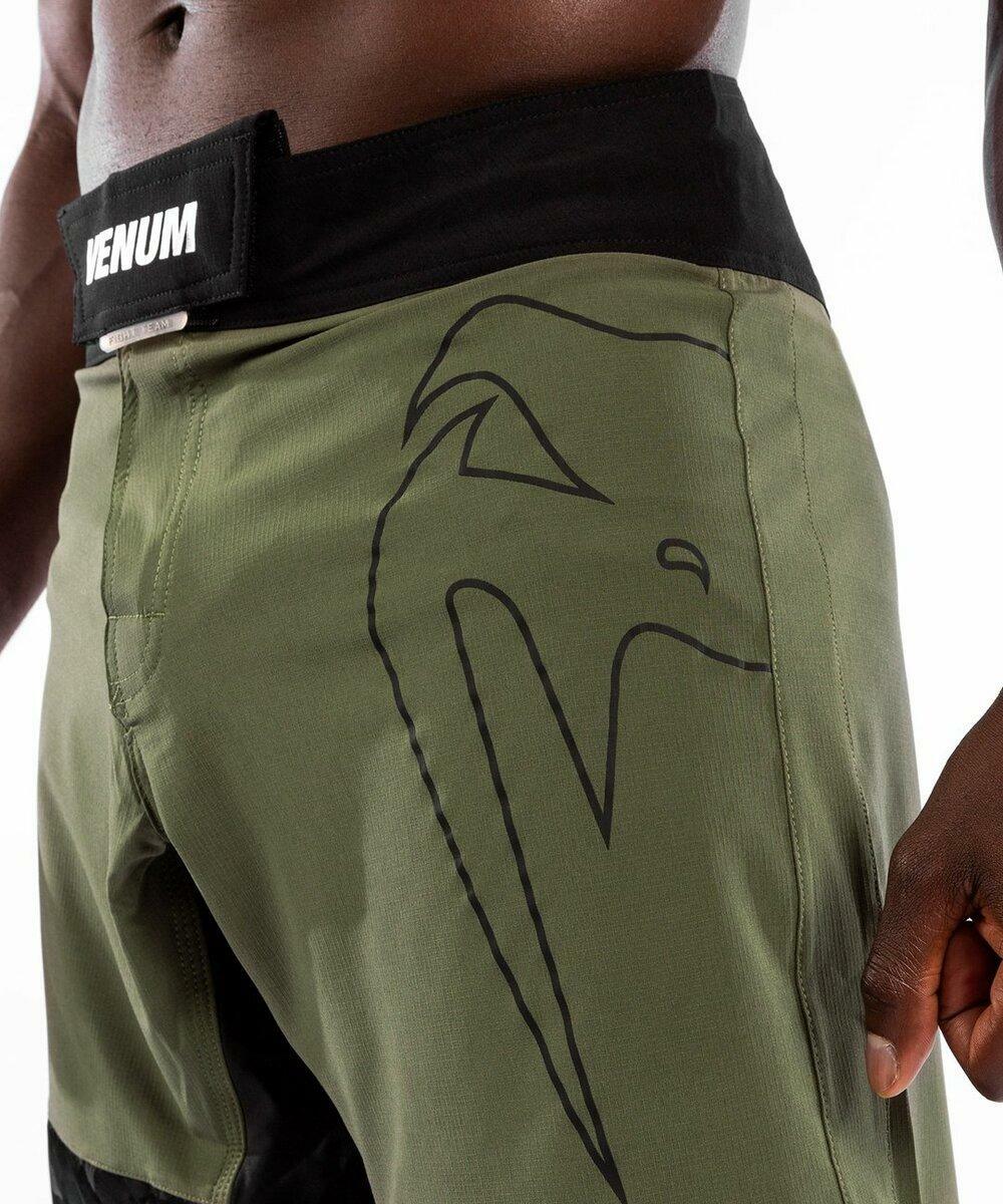 Khaki/Silver Venum Light 4.0 Fight Shorts