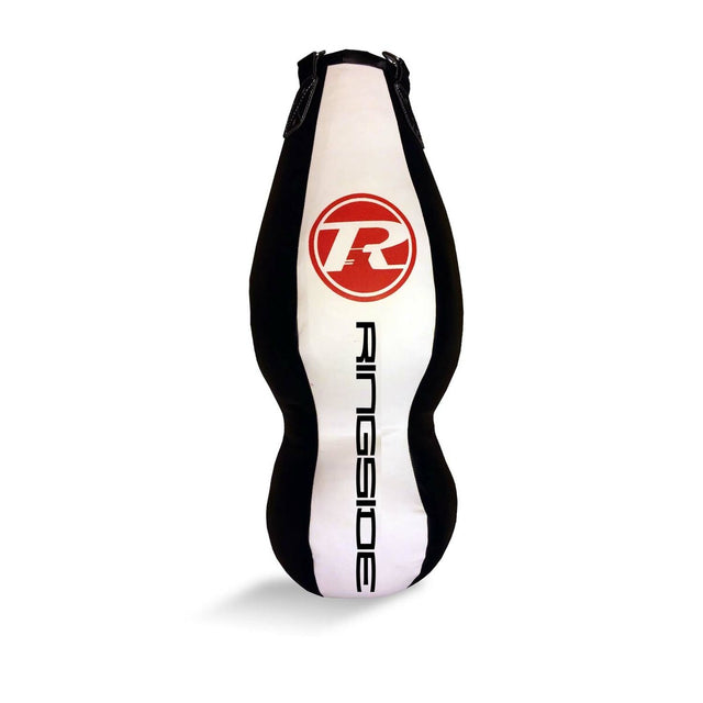 Black-White Ringside Synthetic Leather Double End Punch Bag