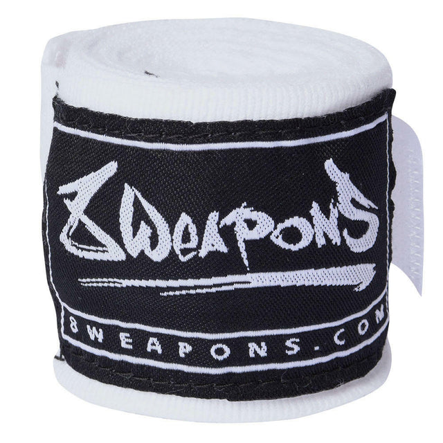 8 Weapons 3.5m Hand Wraps White