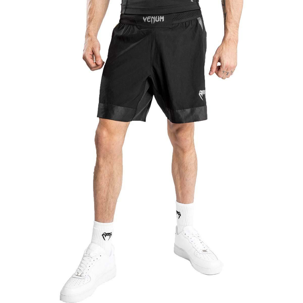 Schwarz/grau Venum Tempest 2.0 Kampfshorts