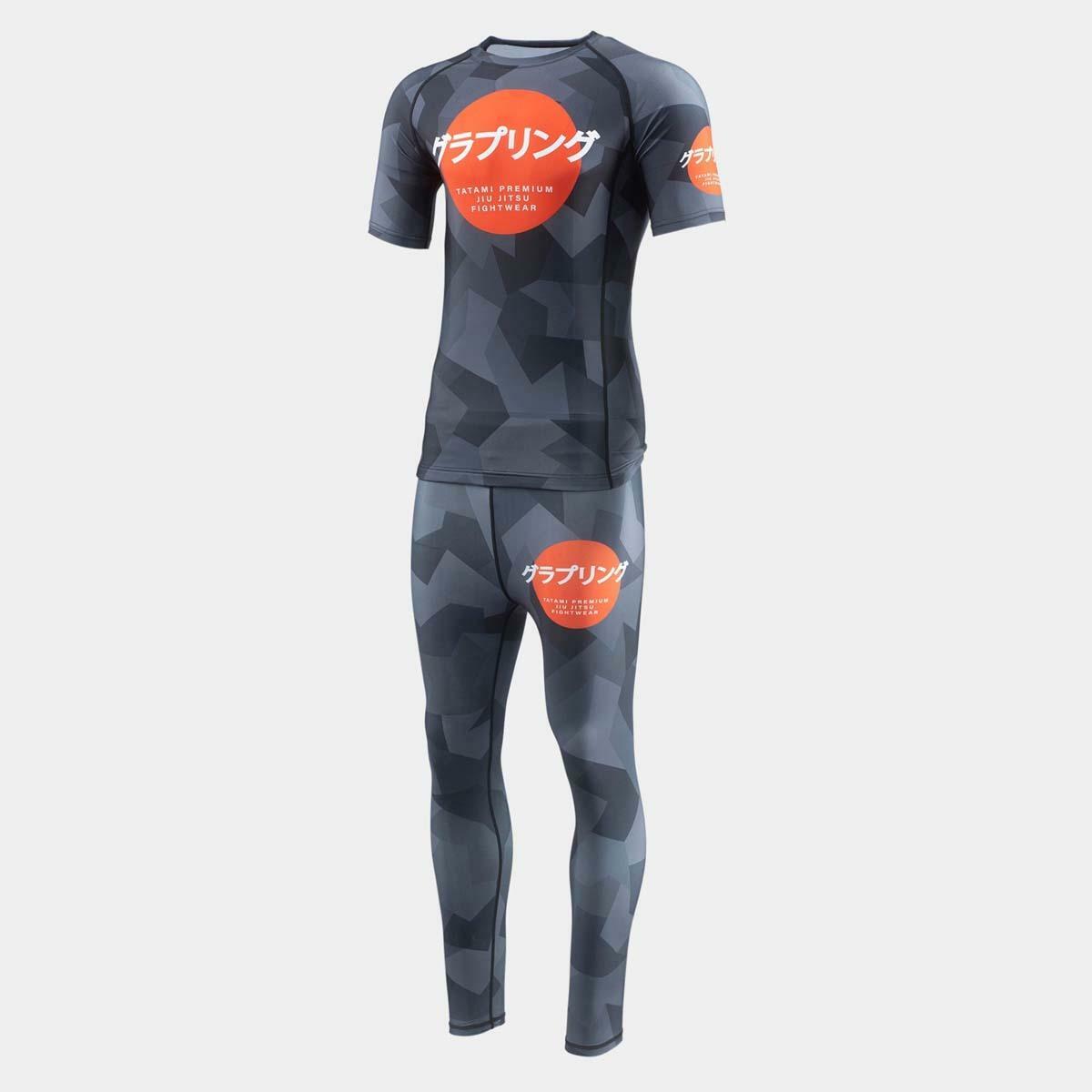 Tatami Onyx Grappling Spats Black Camo